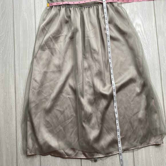 Line + Dot Women's Silver Gray Strapless Tulle Dress Size XS X-Small - Picture 5 of 7